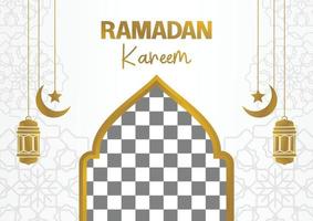 bewerkbare Ramadan uitverkoop poster Sjablonen. met mandala, maan, ster en lantaarn ornamenten. ontwerp voor sociaal media en web. vector illustratie