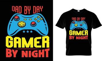 gaming t-shirt ontwerp vrij vector