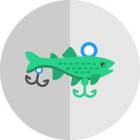 visvangst aas vector icoon ontwerp