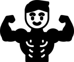 bodybuilder vector icoon