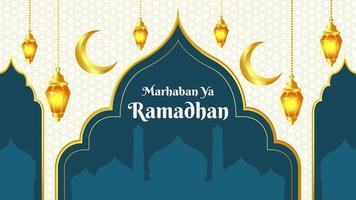 Ramadan kareem achtergrond banier sjabloon, Islamitisch patroon achtergrond vector
