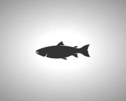 Zalm vector silhouet