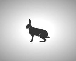 konijn vector silhouet