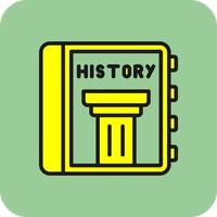 geschiedenis vector icoon ontwerp