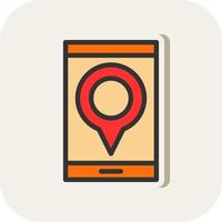 GPS vector icoon ontwerp