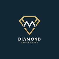 diamant logo sjabloon vector illustratie ontwerp icoon