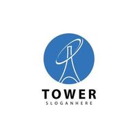 toren logo symbool vector icoon ontwerp illustratie sjabloon