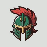 spartaans helm mascotte logo vectot illustrtion eps 10 vector