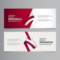 gelukkige indonesië onafhankelijkheidsdag viering creatieve markt vector sjabloon ontwerp illustratie