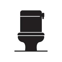 toilet schaal, wc teken, toilet teken icoon geïsoleerd. vector