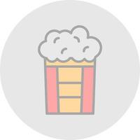 popcorn vector icoon ontwerp