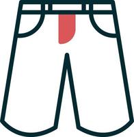 korte broek vector pictogram