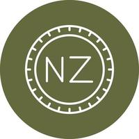 nieuw Zeeland wijzerplaat code vector icoon