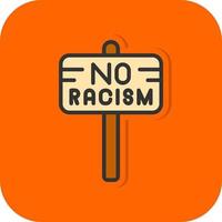 Nee racisme vector icoon ontwerp