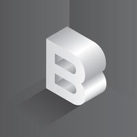 Letter B Typografie vector