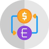 valuta uitwisseling vector icoon ontwerp