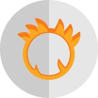 ring van brand vector icoon ontwerp