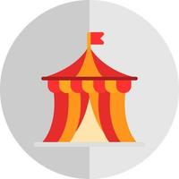 circus tent vector icoon ontwerp