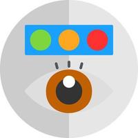kleur blindheid test vector icoon ontwerp