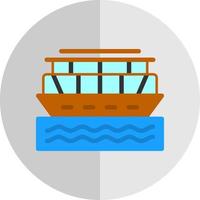 draagvleugelboot vector icoon ontwerp