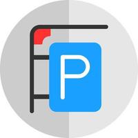 parkeren teken vector icoon ontwerp