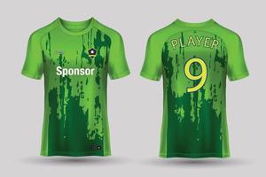 voetbal Jersey sjabloon sport t overhemd ontwerp vector