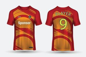 vector voetbal Jersey sjabloon sport t overhemd ontwerp