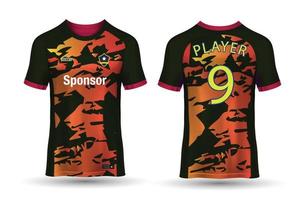 vector voetbal Jersey sjabloon sport t overhemd ontwerp