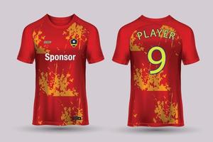 vector voetbal Jersey sjabloon sport t overhemd ontwerp