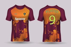 vector voetbal Jersey sjabloon sport t overhemd ontwerp