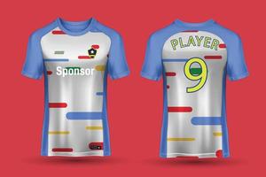 vector voetbal Jersey sjabloon sport t overhemd ontwerp