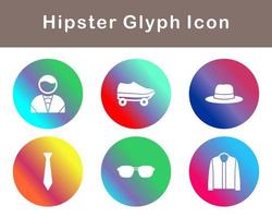 hipster vector icoon reeks