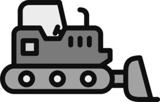 bulldozer vector icoon