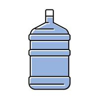 Product water plastic fles kleur icoon vector illustratie