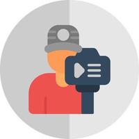 camera operator vector icoon ontwerp