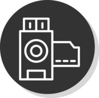 camera rollen vector icoon ontwerp