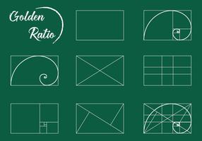 Gouden ratio Vector