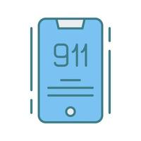 911 vector icoon