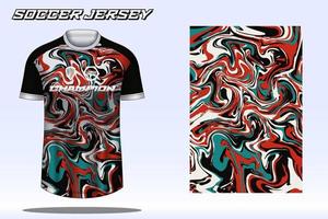 voetbal Jersey sport t-shirt ontwerp mockup voor Amerikaans voetbal club vector