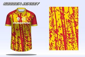 voetbal Jersey sport t-shirt ontwerp mockup voor Amerikaans voetbal club vector