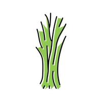 bieslook salade voedsel kleur icoon vector illustratie