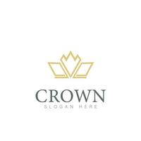 modern kroon logo sjabloon. kroon icoon luxe ontwerp vector