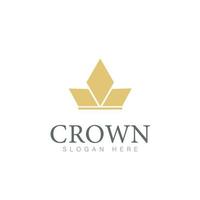 modern kroon logo sjabloon. kroon icoon luxe ontwerp vector