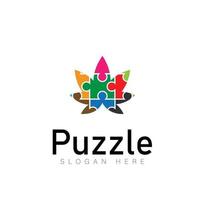 puzzel reeks logo vector sjabloon downloaden