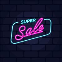 neonverkoop vector