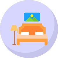 slaapkamer vector icoon ontwerp