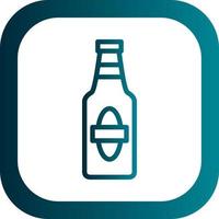 bier fles vector icoon ontwerp