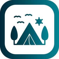 camping vector icoon ontwerp