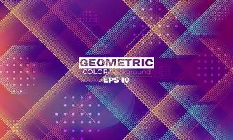 geometrische achtergrond met gradiëntbeweging vormt samenstelling vector