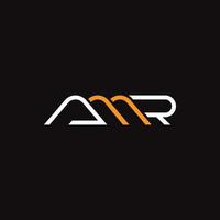 vector creatief brief amr logo ontwerp concept
